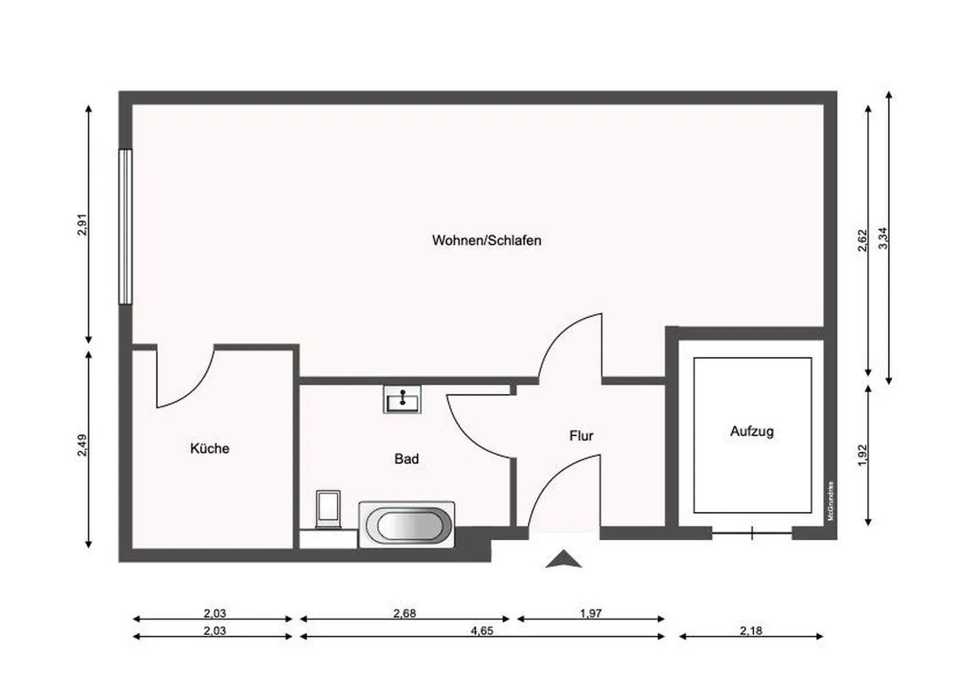 1 Zimmer Wohnung mit 41 m² in Leipzig – Bild 8