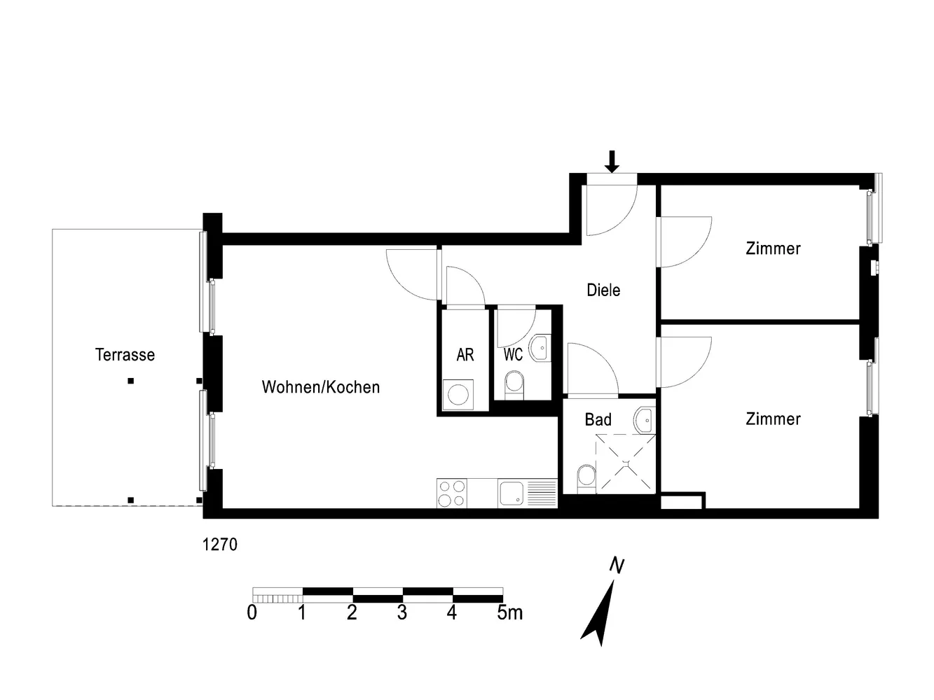 3 Zimmer Wohnung mit 75 m² in Berlin – Bild 7