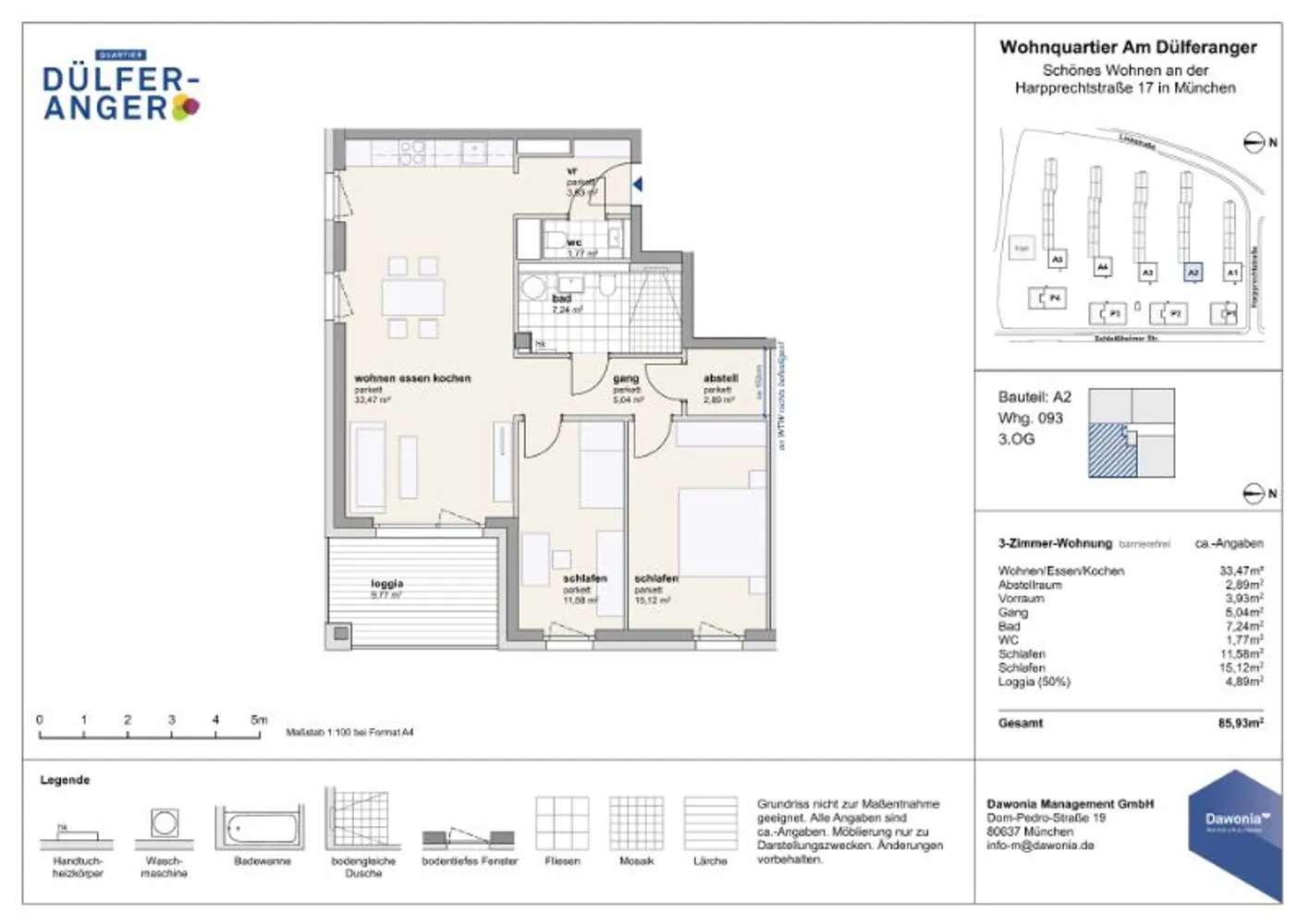 3 Zimmer Wohnung mit 86 m² in München – Bild 12
