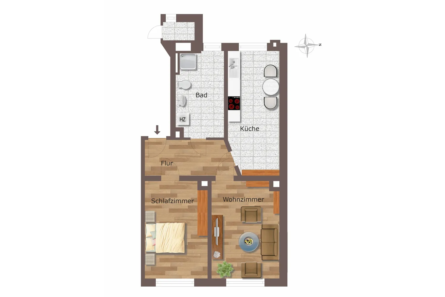 2 Zimmer Wohnung mit 67 m² in Leipzig – Bild 6