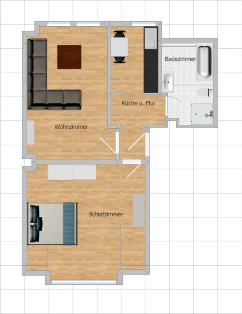 2 Zimmer Wohnung mit 57 m² in Essen – Bild 2