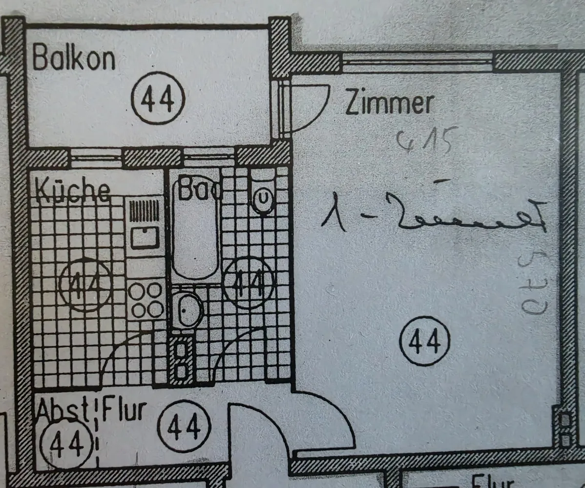 1 room apartment with 42 m² in Berlin – Photo 9