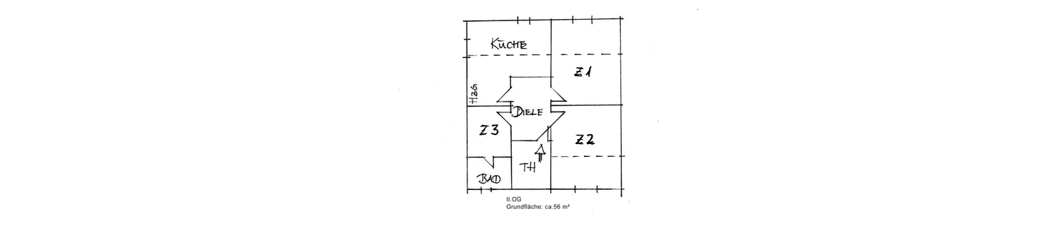 3 Zimmer Wohnung mit 56 m² in Krefeld – Bild 3