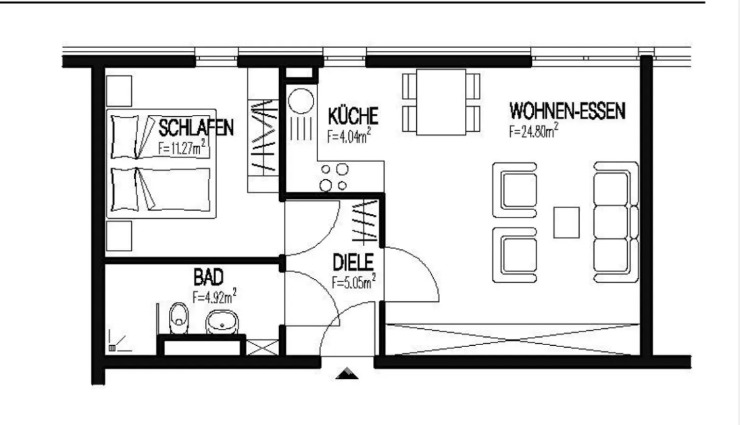 2 Zimmer Wohnung mit 50 m² in Frankfurt am Main – Bild 3