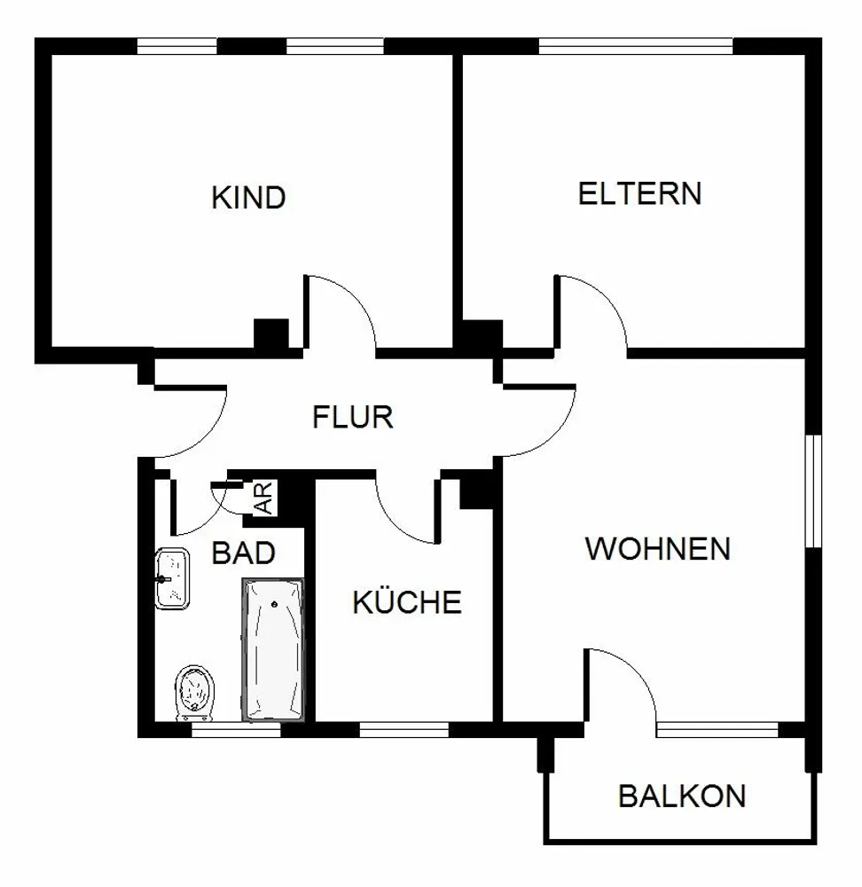 3 Zimmer Wohnung mit 63 m² in Castrop-Rauxel – Bild 7