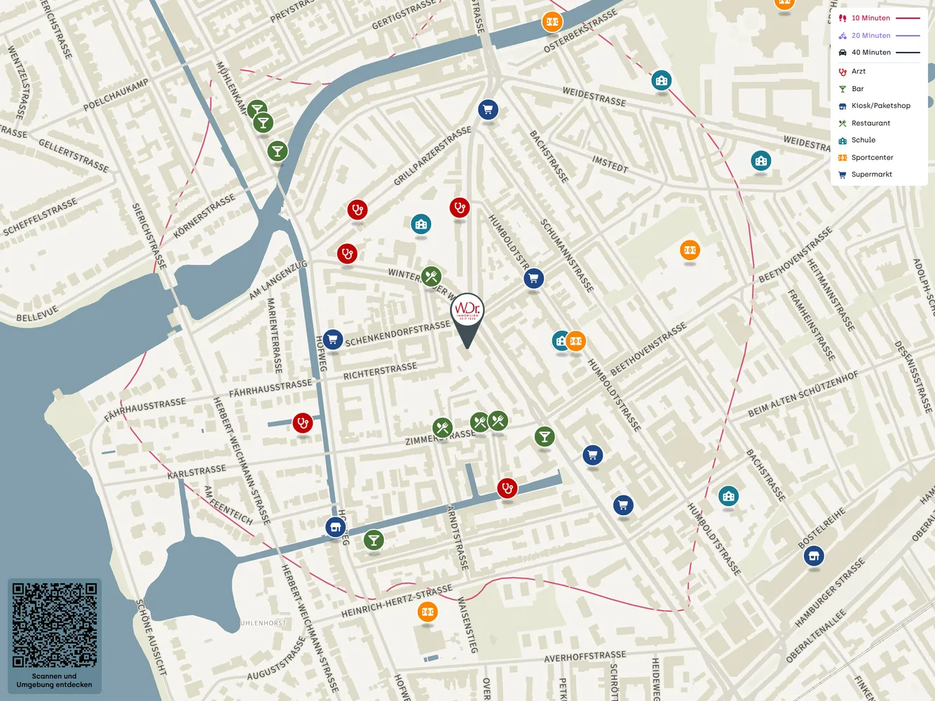 1 Zimmer Wohnung mit 27 m² in Hamburg – Bild 6
