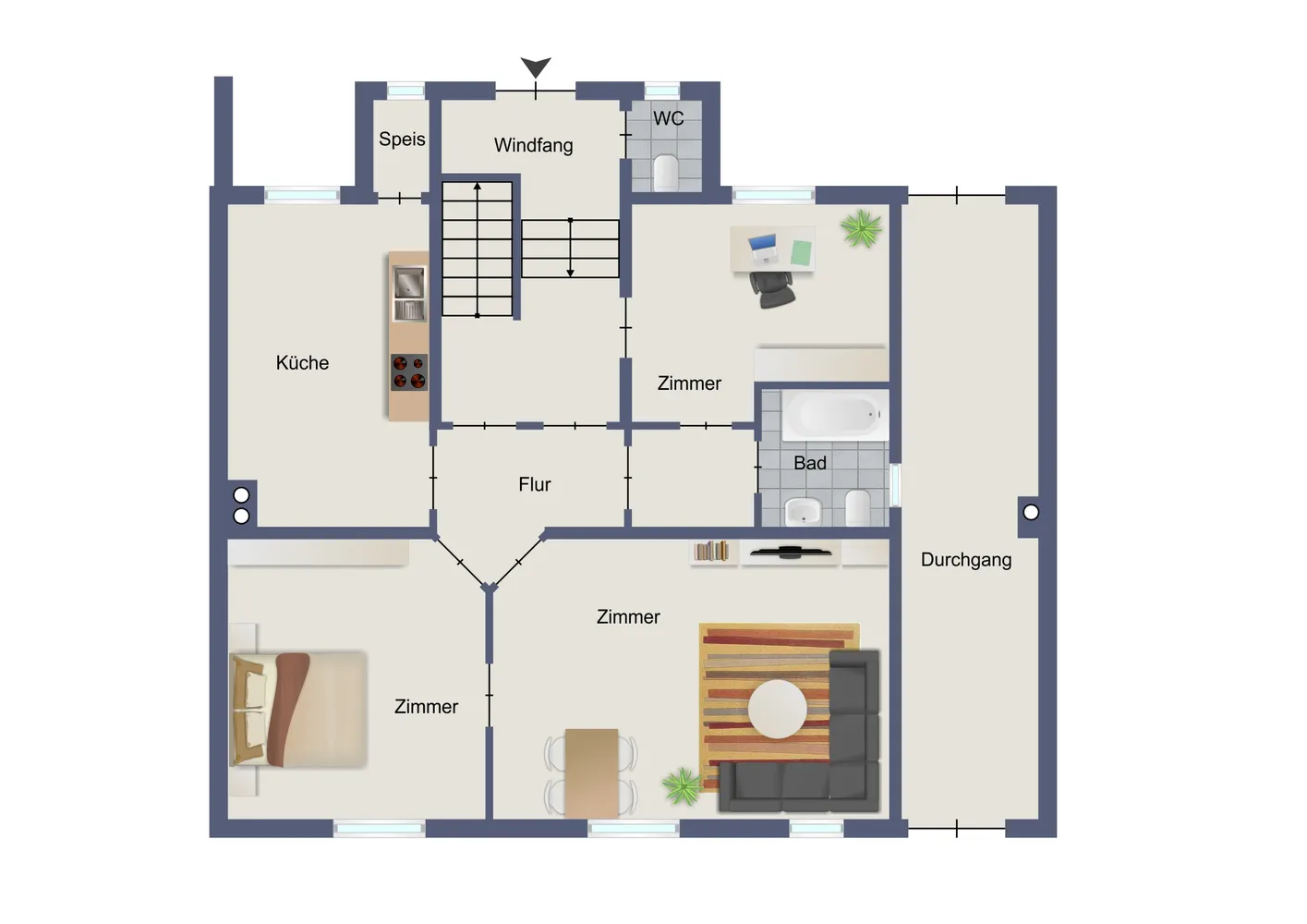 3 Zimmer Wohnung mit 72 m² in Frankfurt am Main – Bild 10