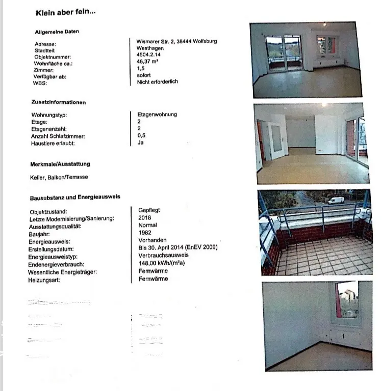 2 room apartment with 47 m² in Wolfsburg – Photo 8