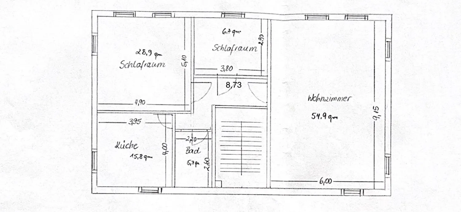 3 Zimmer Wohnung mit 121 m² in Hamburg – Bild 2