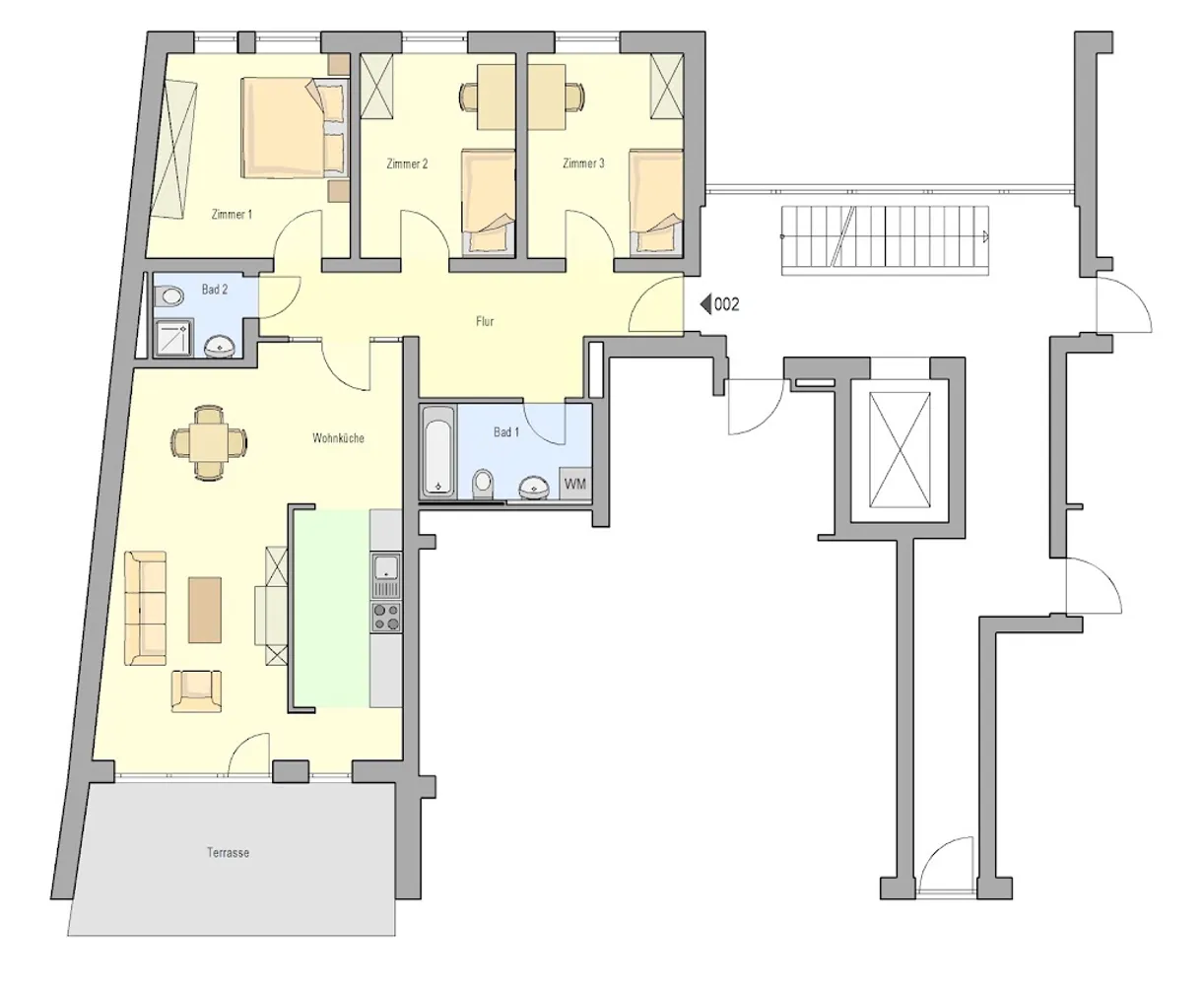 4 Zimmer Wohnung mit 101 m² in Nürnberg – Bild 5
