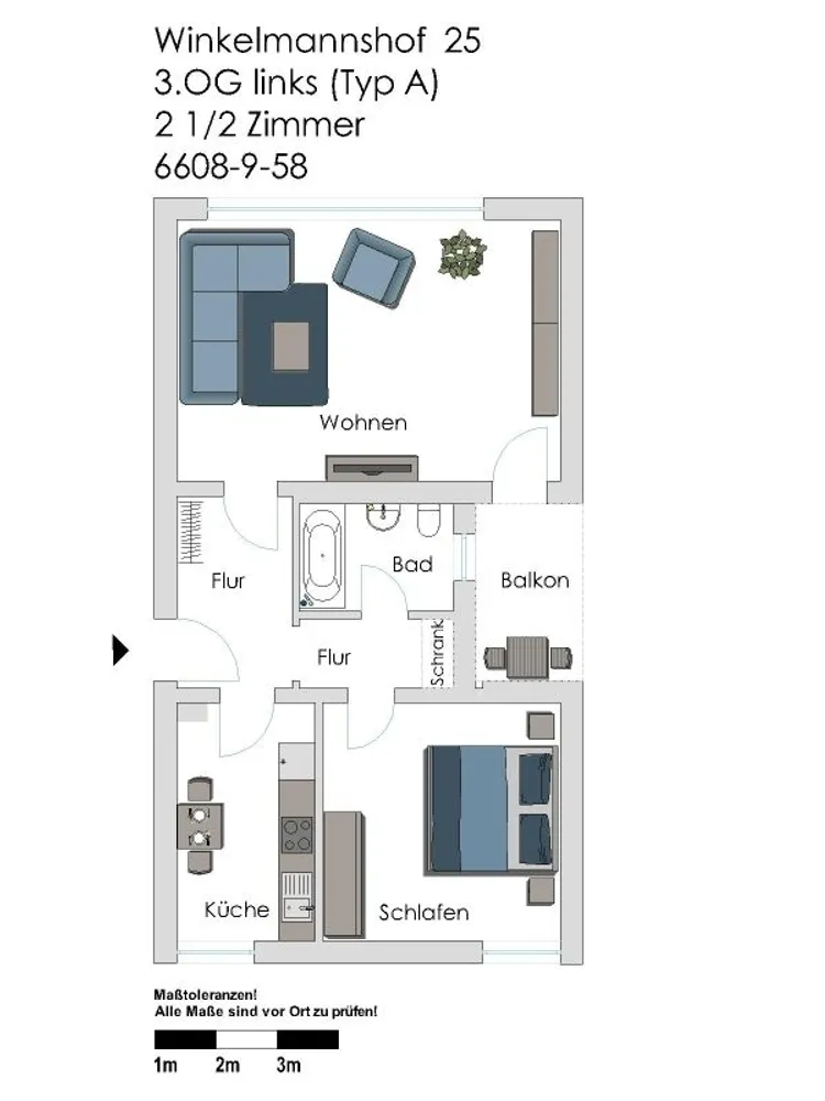 3 Zimmer Wohnung mit 64 m² in Gelsenkirchen – Bild 11