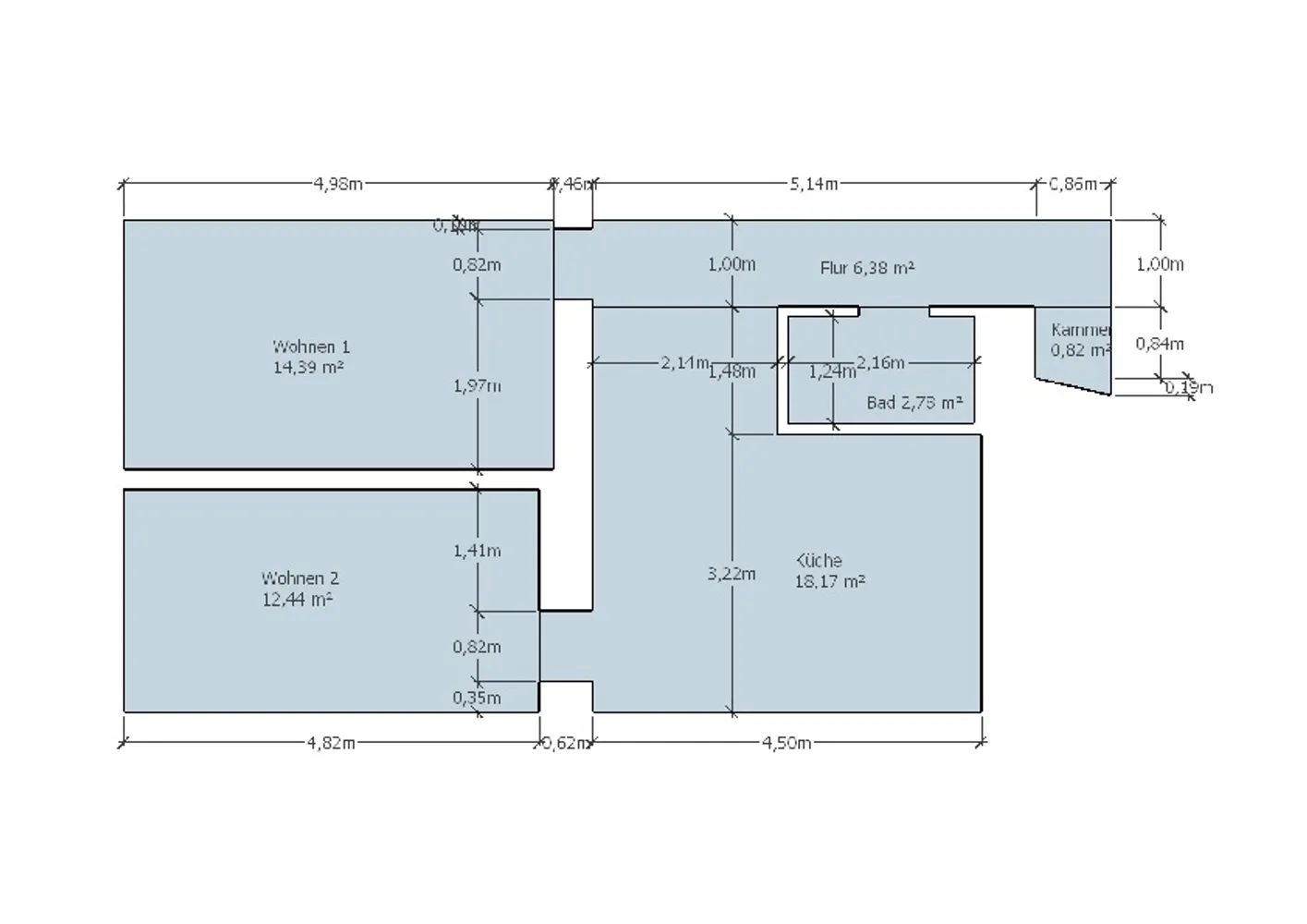 2 room apartment with 50 m² in Cologne – Photo 2