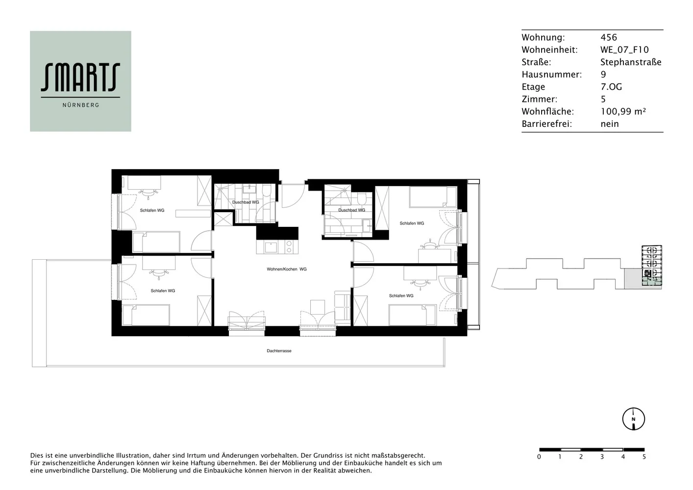 5 Zimmer Wohnung mit 101 m² in Nürnberg – Bild 10