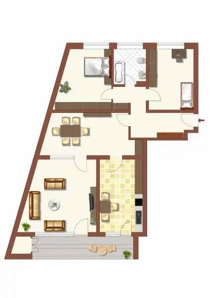 3 Zimmer Wohnung mit 104 m² in Osnabrück – Bild 9