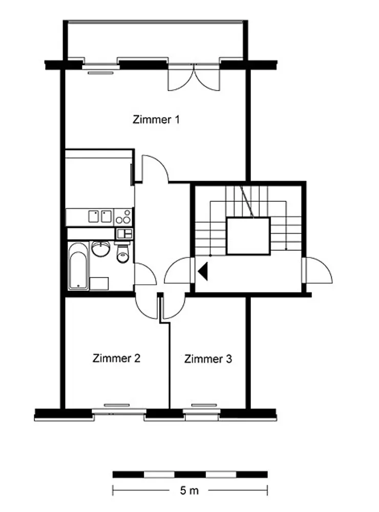 3 room apartment with 57 m² in Berlin – Photo 3