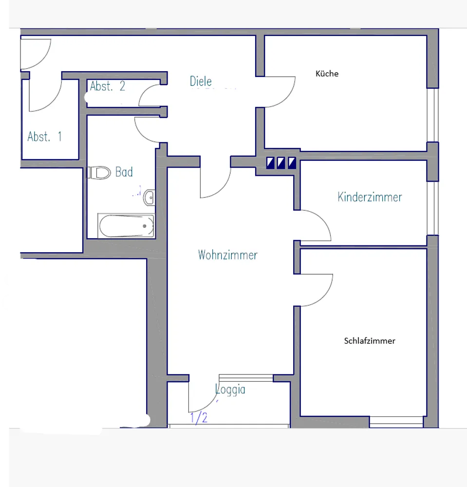 3 Zimmer Wohnung mit 83 m² in Duisburg – Bild 4