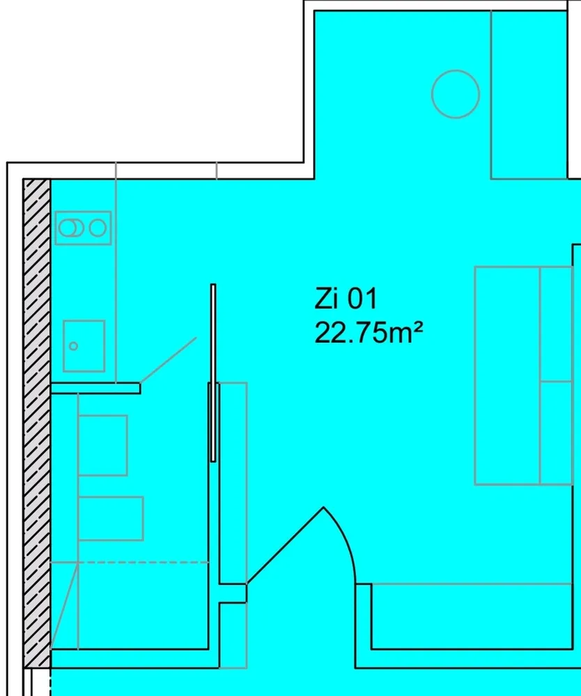 1 Zimmer Wohnung mit 23 m² in Berlin – Bild 6