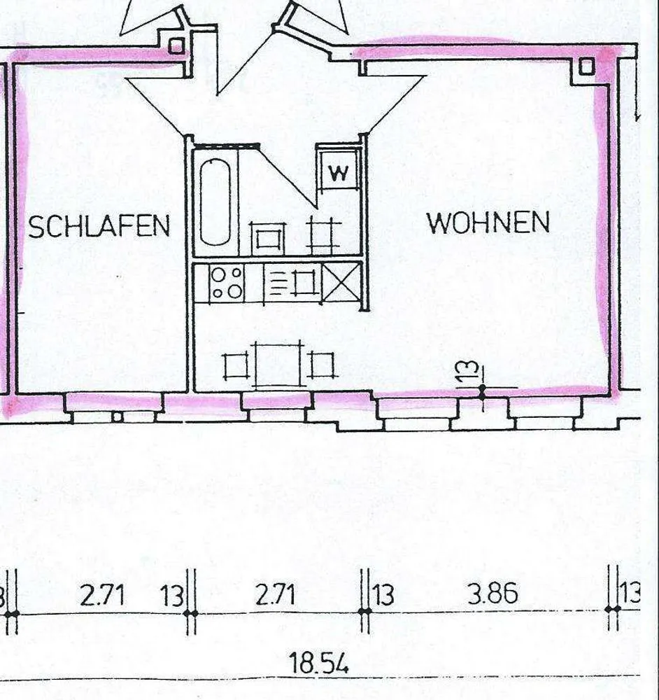 2 Zimmer Wohnung mit 47 m² in Chemnitz – Bild 4