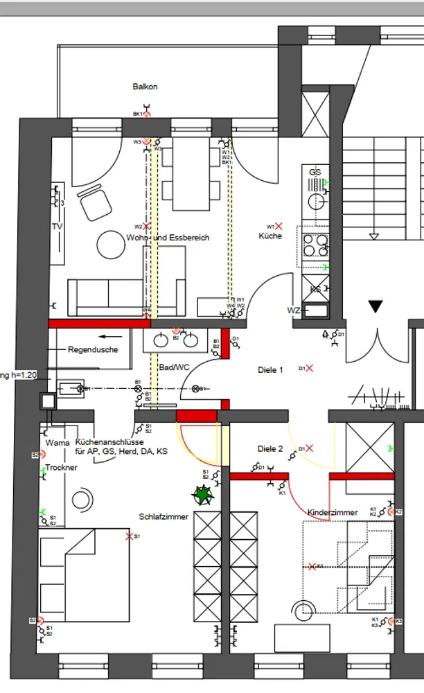 3 Zimmer Wohnung mit 80 m² in Leipzig – Bild 1