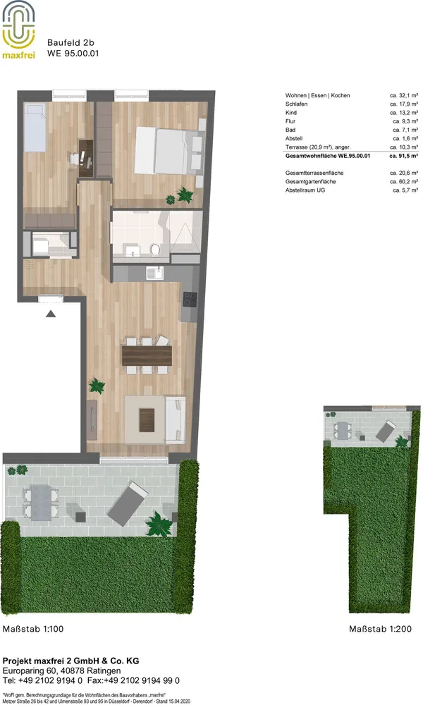 3 Zimmer Wohnung mit 92 m² in Düsseldorf – Bild 6