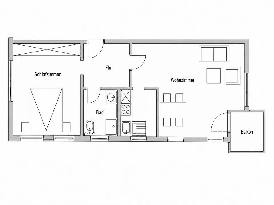 2 Zimmer Wohnung mit 58 m² in Bielefeld – Bild 9