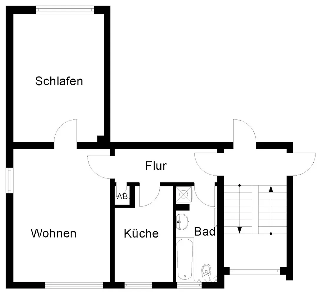 2 Zimmer Wohnung mit 57 m² in Wuppertal – Bild 2