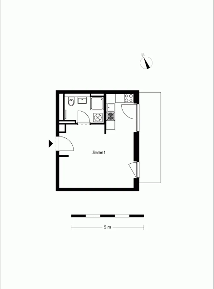 1 room apartment with 40 m² in Berlin – Photo 7