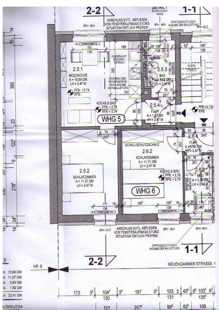 2 Zimmer Wohnung mit 33 m² in Lübeck – Bild 2