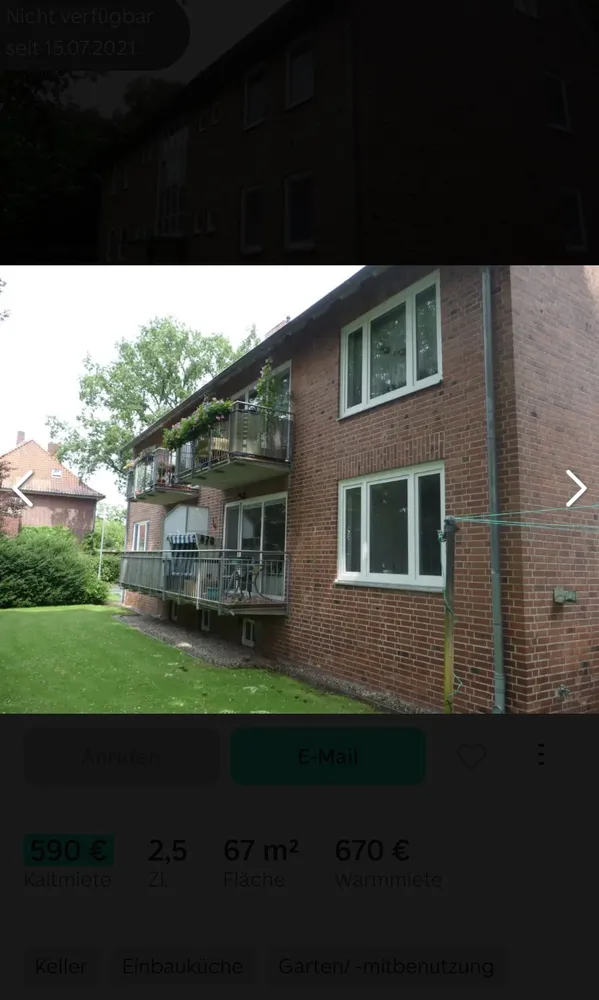 2 Zimmer Wohnung mit 43 m² in Lüneburg – Bild 7