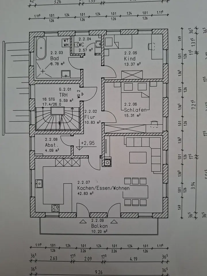 3 Zimmer Wohnung mit 101 m² in Traunstein – Bild 5