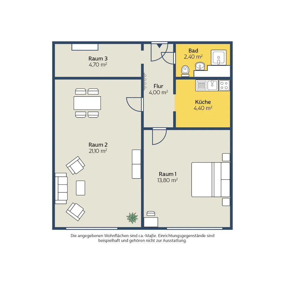 2 Zimmer Wohnung mit 51 m² in Leipzig – Bild 5