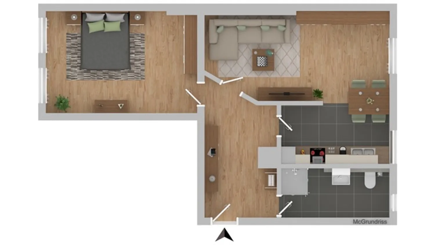 2 Zimmer Wohnung mit 60 m² in Halle (Saale) – Bild 9