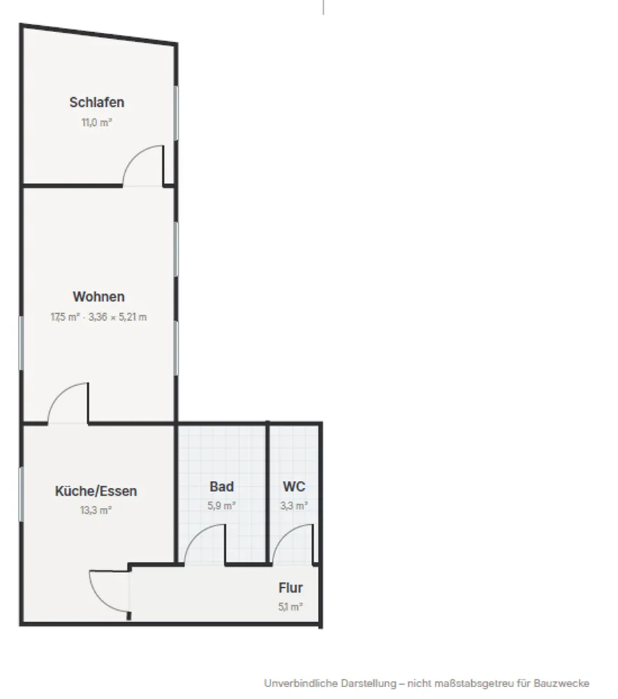 3 Zimmer Wohnung mit 56 m² in München – Bild 5