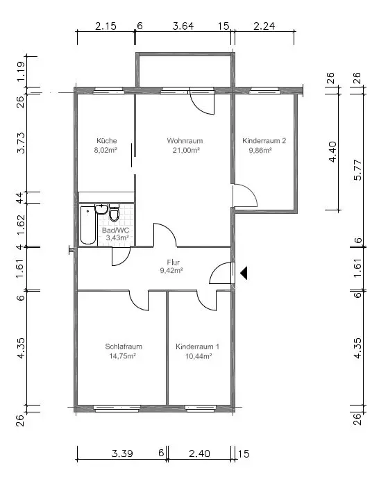 4 room apartment with 79 m² in Gera – Photo 4
