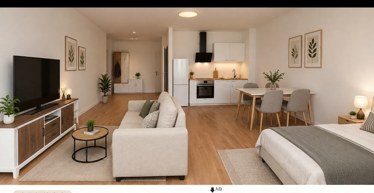 1 Zimmer Wohnung mit 42 m² in Köln – Bild 1
