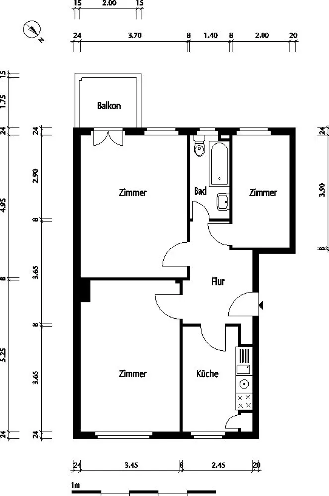 3 Zimmer Wohnung mit 65 m² in Berlin – Bild 9