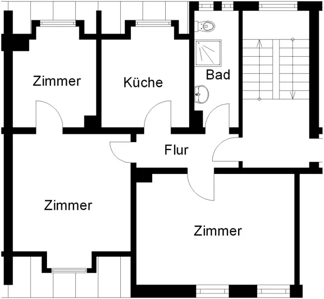 3 Zimmer Wohnung mit 58 m² in Osnabrück – Bild 9