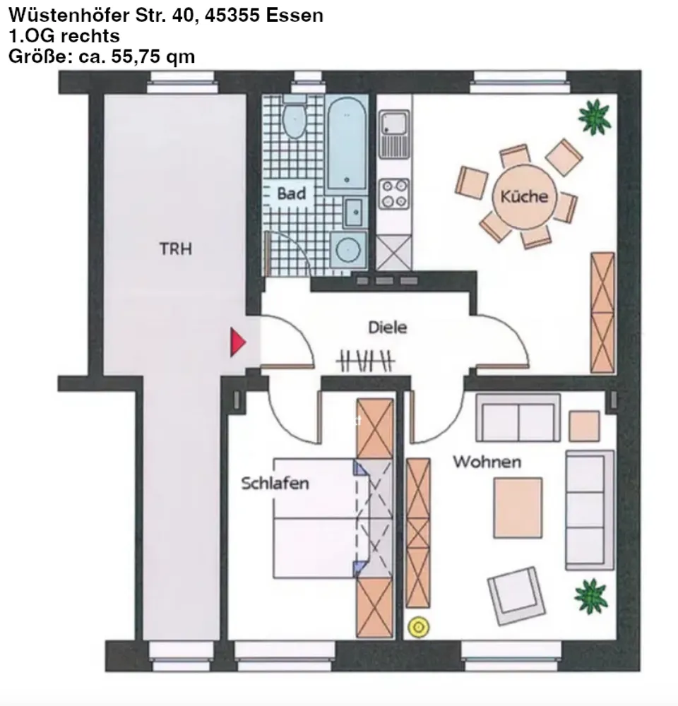 2 Zimmer Wohnung mit 56 m² in Essen – Bild 6