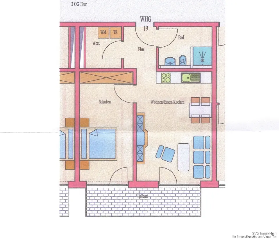 2 Zimmer Wohnung mit 60 m² in Memmingen – Bild 4