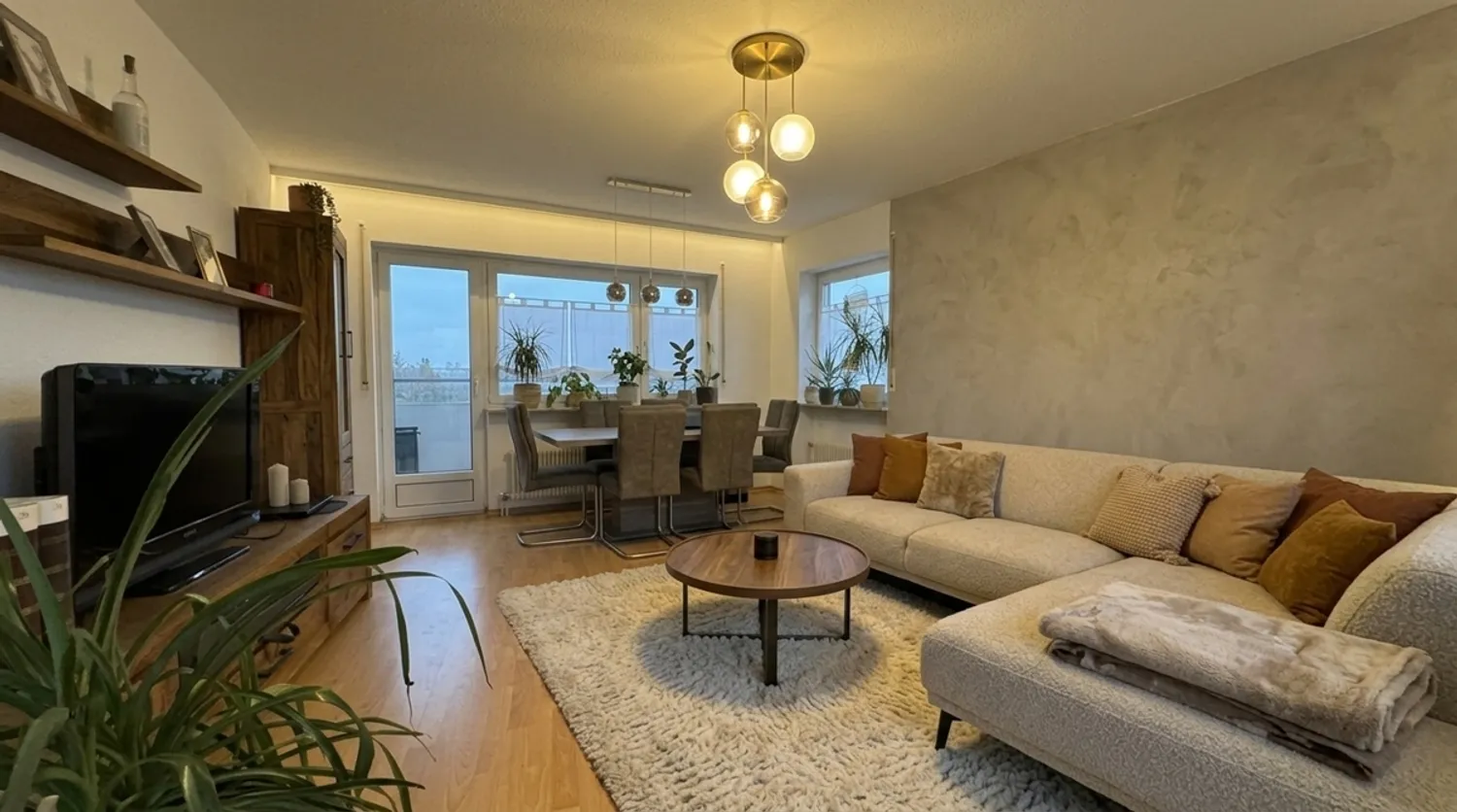 2 room apartment with 63 m² in Darmstadt – Photo 2