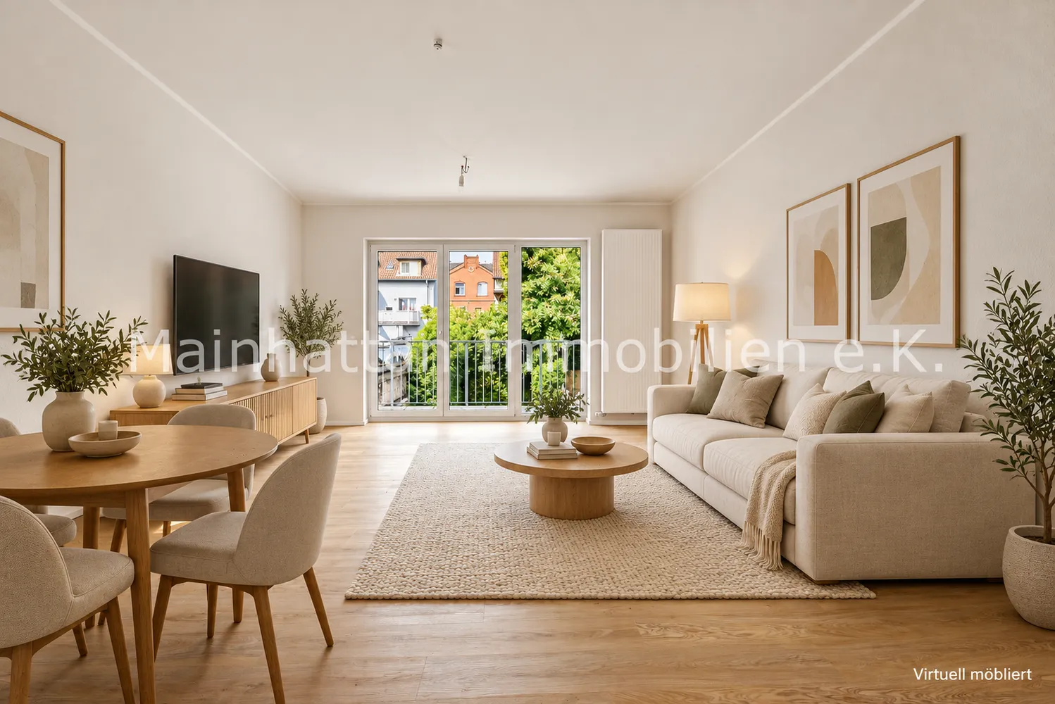 3 Zimmer Wohnung mit 91 m² in Frankfurt am Main – Bild 1