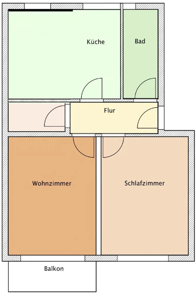 2 room apartment with 58 m² in Halle (Saale) – Photo 3