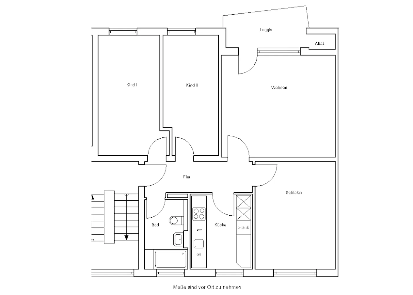 4 Zimmer Wohnung mit 77 m² in Braunschweig – Bild 3