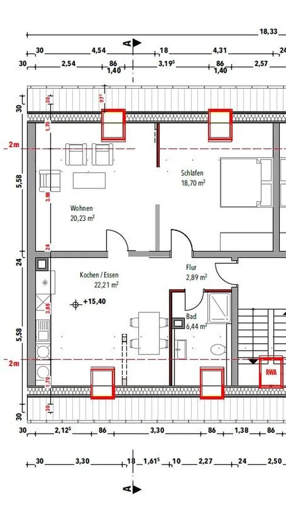 2 Zimmer Wohnung mit 62 m² in Mannheim – Bild 4
