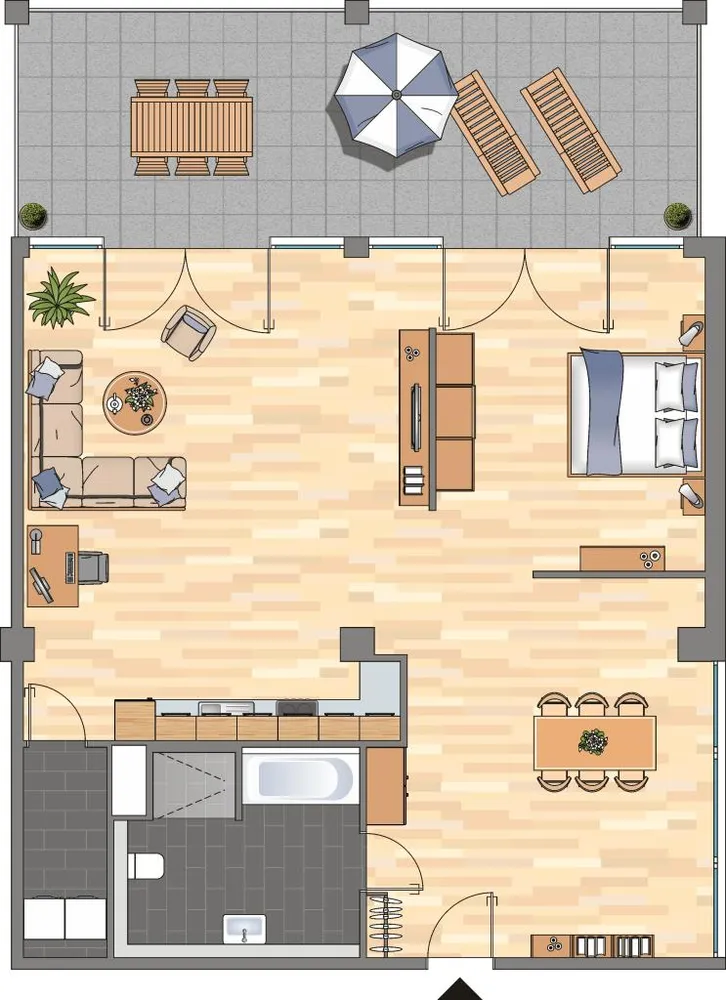 1 Zimmer Wohnung mit 119 m² in Bremen – Bild 4