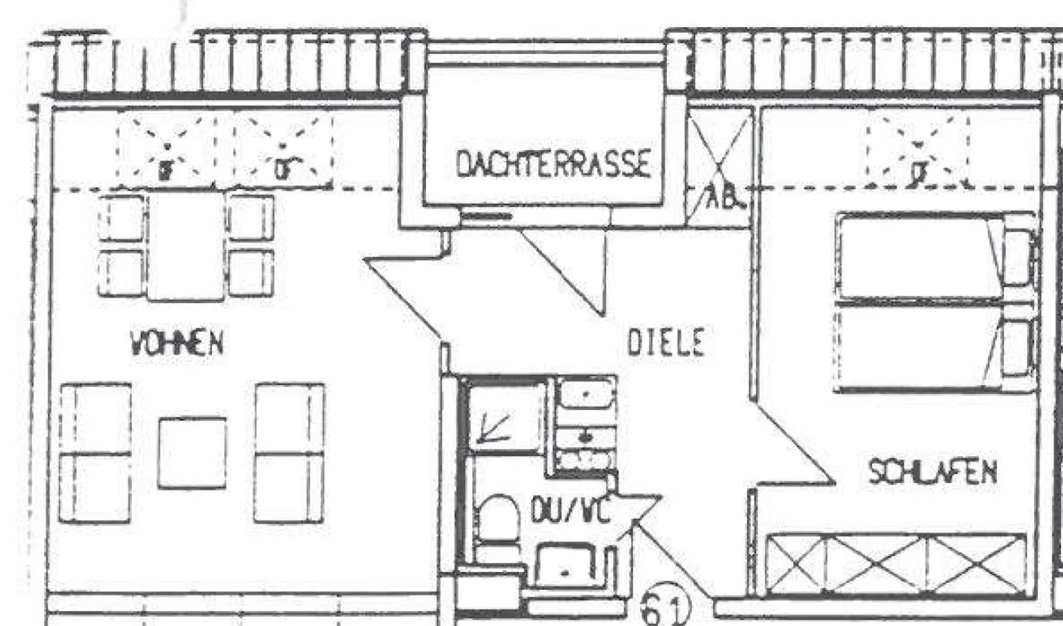 2 Zimmer Wohnung mit 46 m² in Karlsruhe – Bild 3