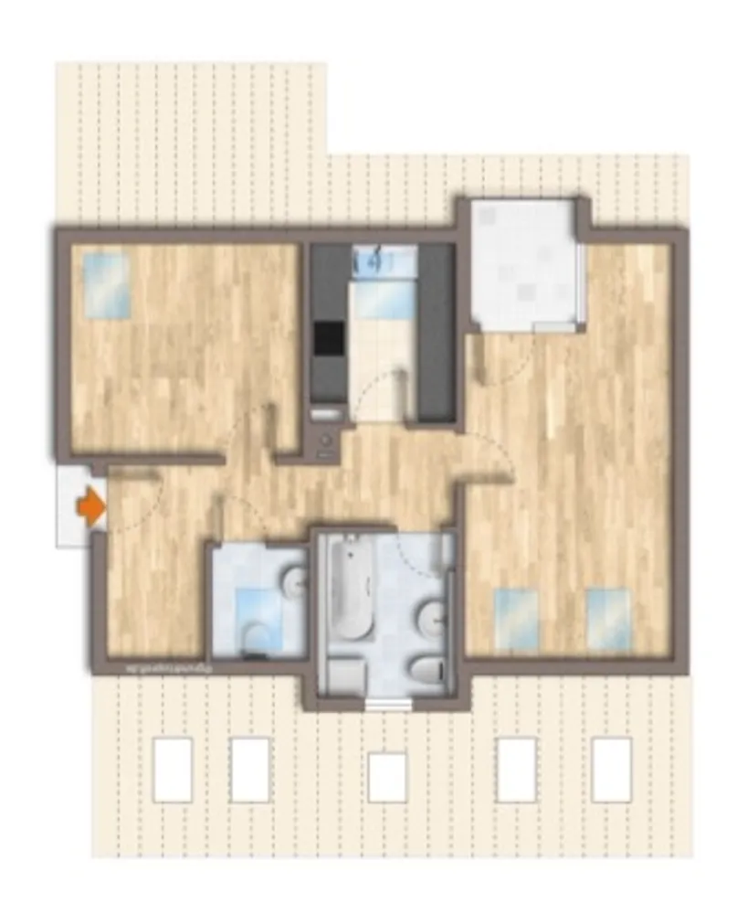2 Zimmer Wohnung mit 65 m² in Sonneberg – Bild 1