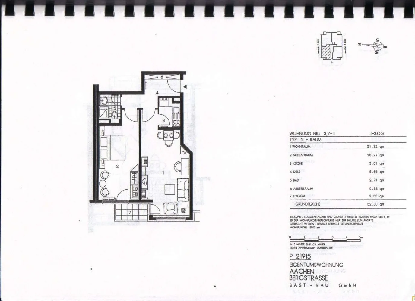 2 Zimmer Wohnung mit 52 m² in Aachen – Bild 12