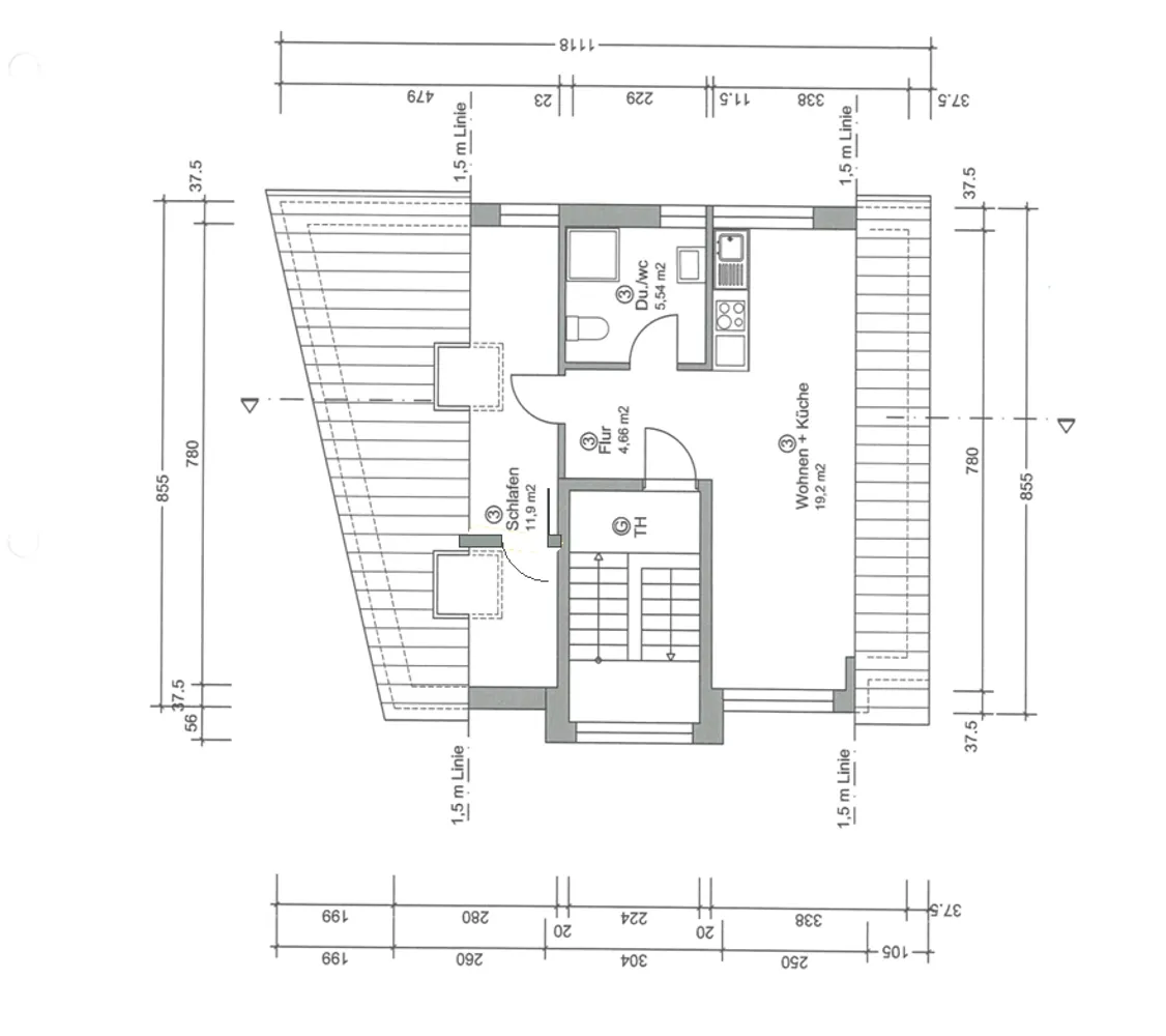 3 Zimmer Wohnung mit 64 m² in Stuttgart – Bild 11