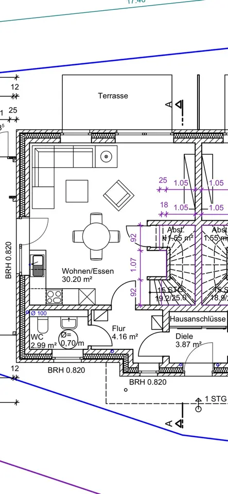 3 Zimmer Haus mit 100 m² in Bramsche – Bild 2